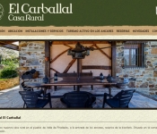 Diseño y programación web - Casa Rural El Carballal