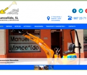 Restyling web Excavaciones Manceñido