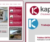 Diseño y maquetación de tríptico promocional para Kapelia- Diseño gráfico Madrid